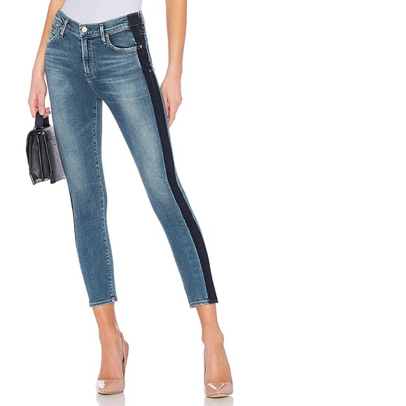 Citizens Of Humanity Denim - Citizens Of Humanity Rocket Crop Blue Skinny Jeans